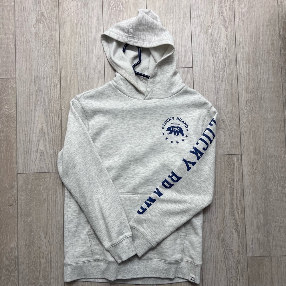 Lucky brand hoodie, boys size large
